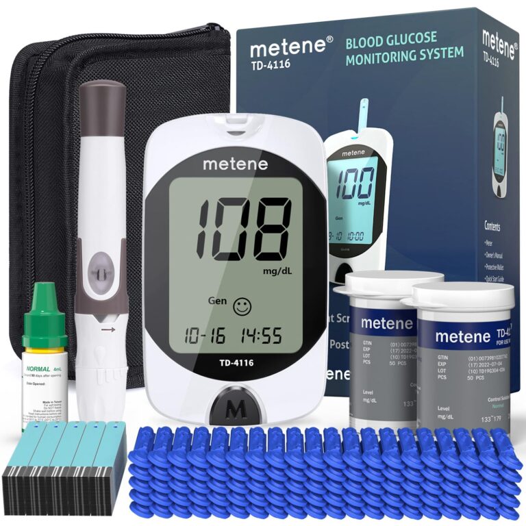 How to Monitor Blood Sugar Best with Metene TD-4116 Kit