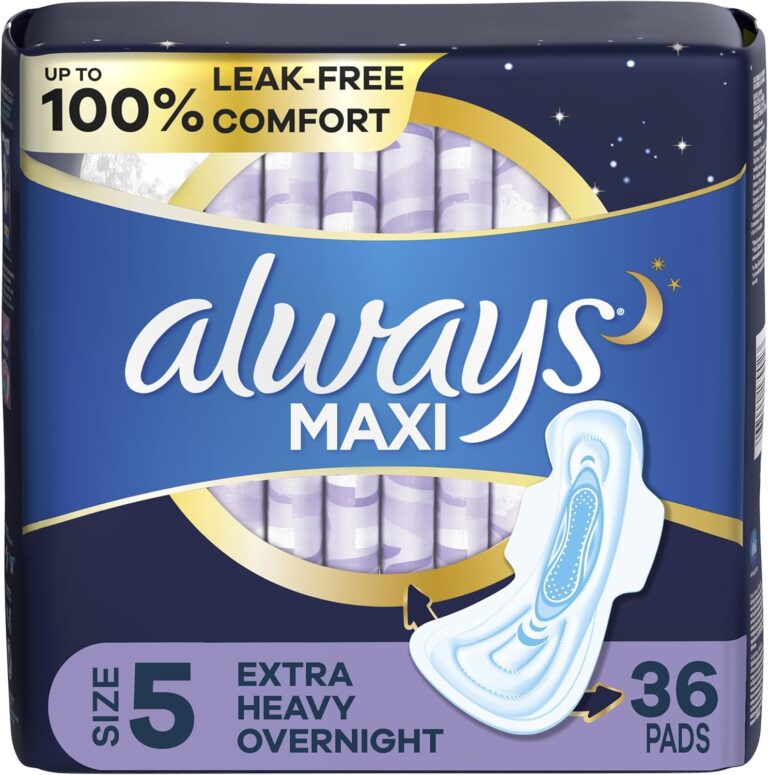 How to Solve Heavy Overnight Discomfort Best with Always Maxi Pads