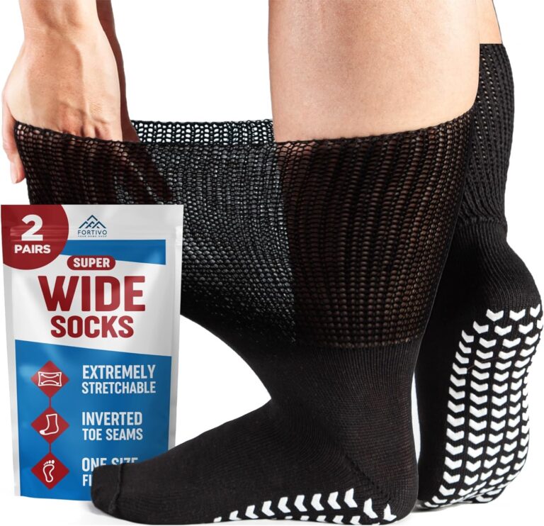 How to Relieve Swollen Feet Pain with Best Extra Wide Socks for Men with Diabetes and Support