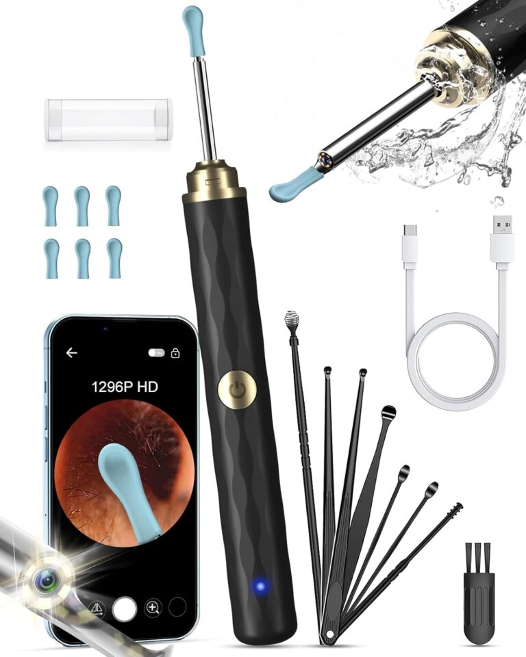 How to Remove Ear Wax with Best 1296P HD Camera Ear Cleaning Kit