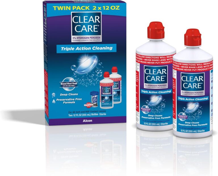 Best Contact Lens Cleaning & Disinfecting Solution Twin Pack