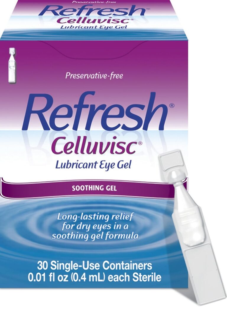 Beste Hilfe bei trockenen Augen: Celluvisc Gel, 30 Einzeldosen